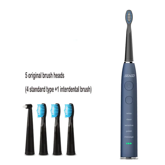 Men's Business Sonic Automatic Electric Toothbrush Blue - Shop at LoveMi