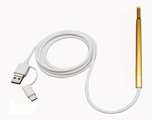 Video ear endoscope Gold - Shop at LoveMi