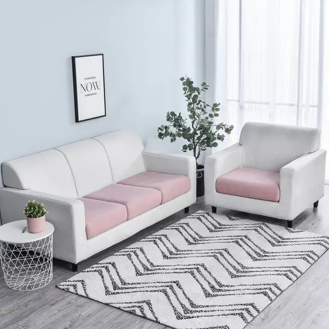 Nordic Simple Corn Velvet Princess Combination Sofa Cover Dark Pink - Shop at LoveMi