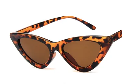 Trendy Triangle Cat Eye Sunglasses European And American Street Couple Style Leopard1 - Shop at LoveMi
