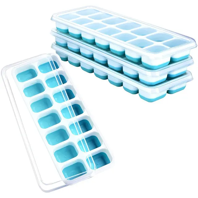 Silicone 14 grid ice tray Blue - Shop at LoveMi