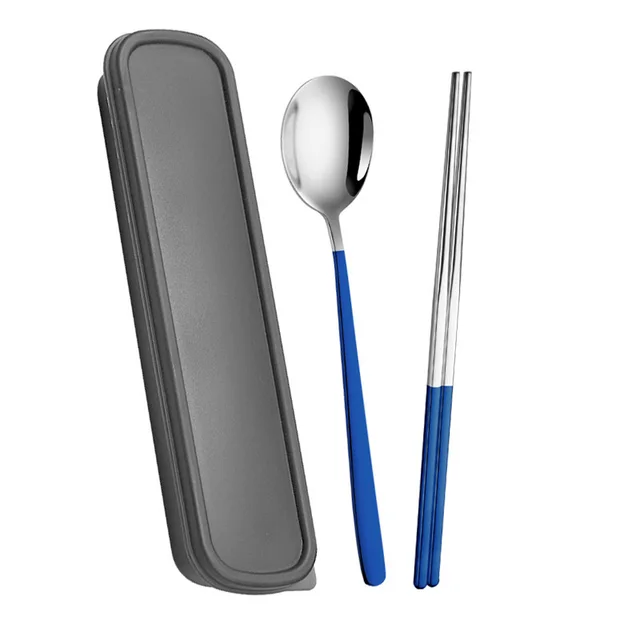 Portable cutlery set Blue - Shop at LoveMi