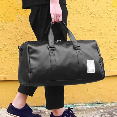 Men's and women's shoes sports fitness bag Black - Shop at LoveMi