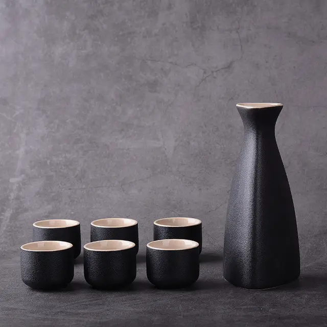 Japanese style stoneware wine set, ceramics 3Style - Shop at LoveMi
