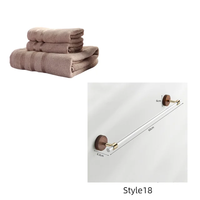 Bamboo Towel Set Antibacterial And Hypoallergenic Camel And Towel Rack - Shop at LoveMi