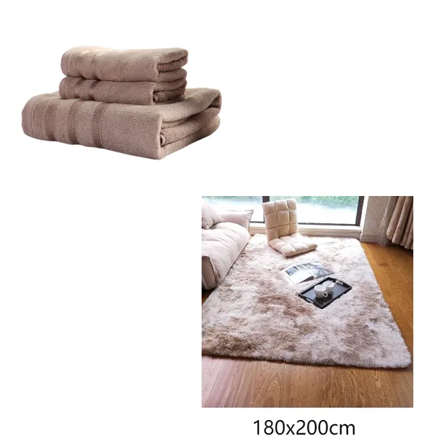 Bamboo Towel Set Antibacterial And Hypoallergenic Camel Color Set - Shop at LoveMi