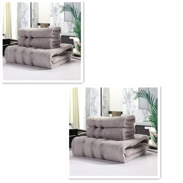 Bamboo Towel Set Antibacterial And Hypoallergenic Gray - Shop at LoveMi