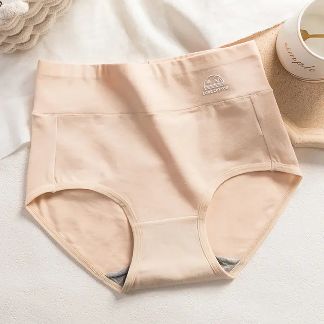 Crotch Epoxy Tucked Belly And Hips Plus Size Ladies Briefs Skin - Shop at LoveMi