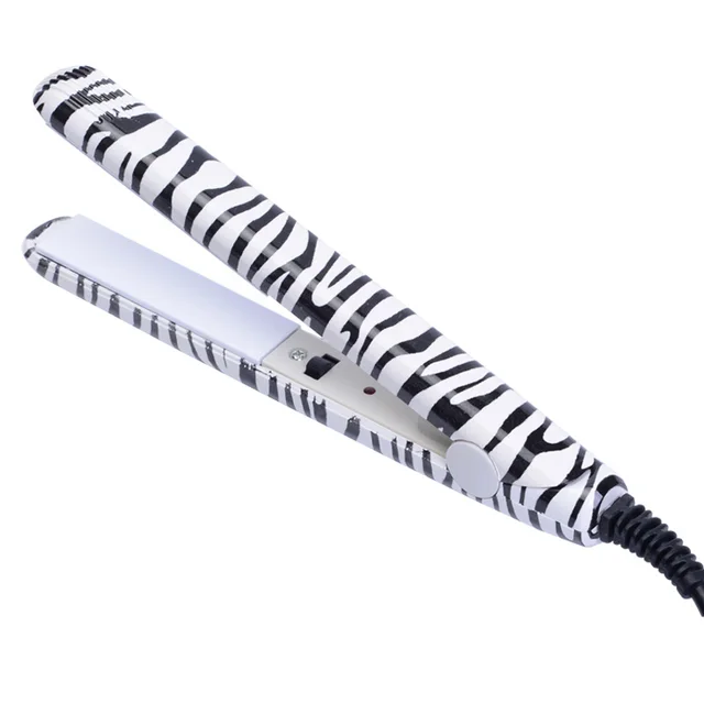 Portable electric splint for ion hair iron Zebra White - Shop at LoveMi