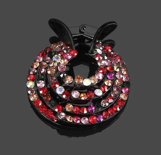 Crystal Ponytail Claw Clip Colorful - Shop at LoveMi