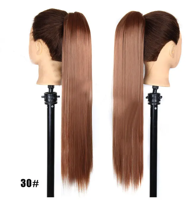 Ms. straight hair long ponytail C Style - Shop at LoveMi
