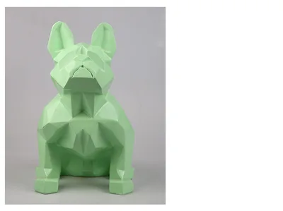 Pet sculpture dog Green - Shop at LoveMi