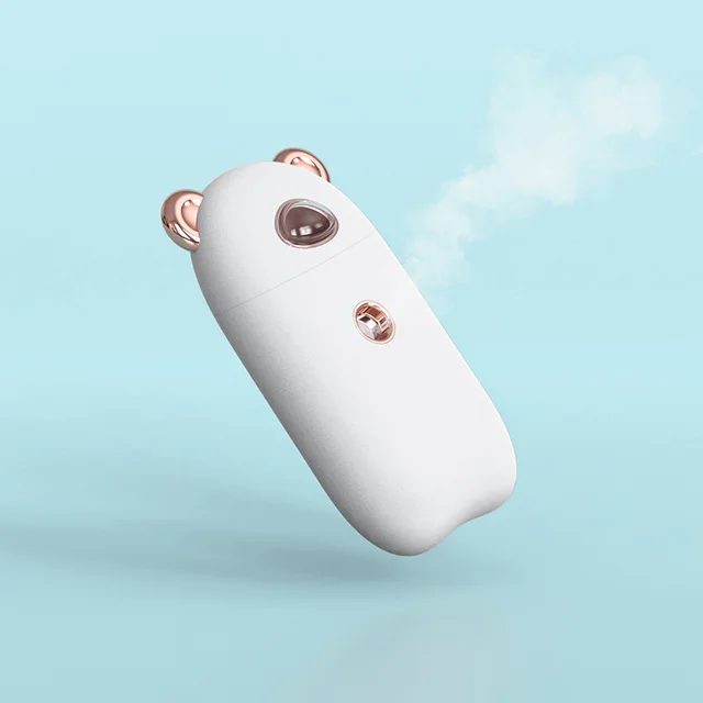 Usb Chargeable Portable Hand Humidifier And Face Steamer White - Shop at LoveMi