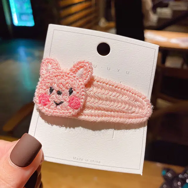 Korean children's knitting hairpin Pikachu - Shop at LoveMi