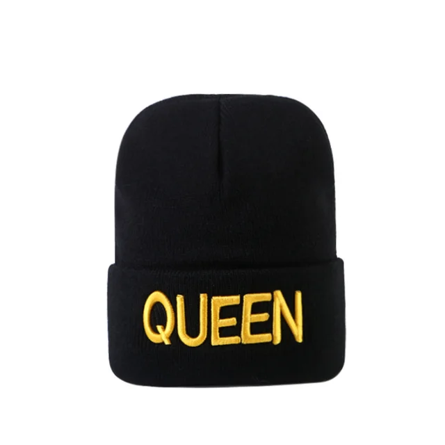 QUEEN couple winter ladies wool hat Yellow - Shop at LoveMi