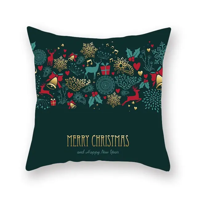 Christmas new peach skin cushion pillowcase 3Style - Shop at LoveMi