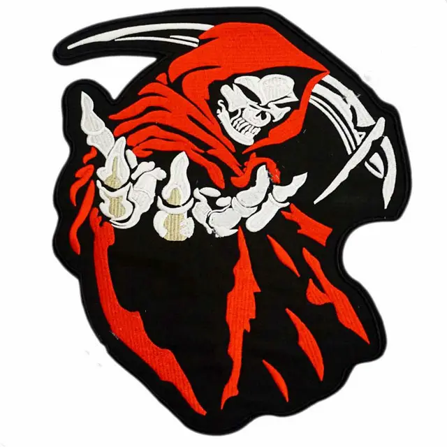 Large locomotive skull clothing patch stickers Skull - Shop at LoveMi