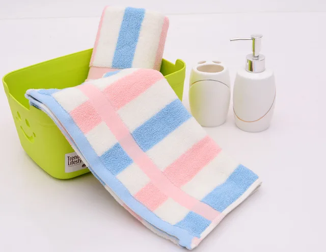 Plain sports thickened 32 strand towel Blue - Shop at LoveMi