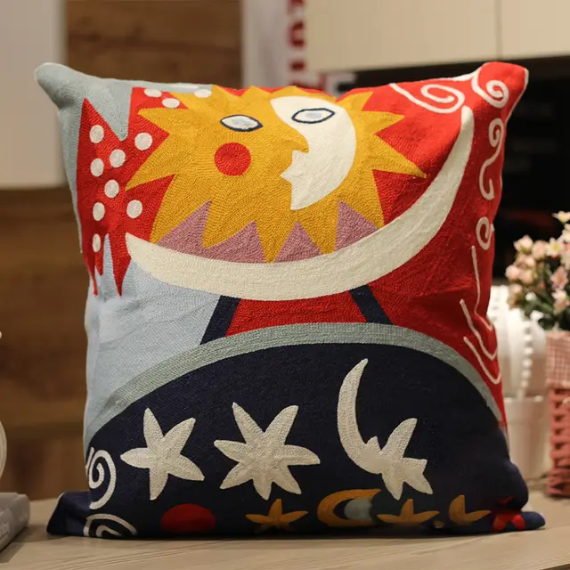 Embroidered pillowcase J - Shop at LoveMi
