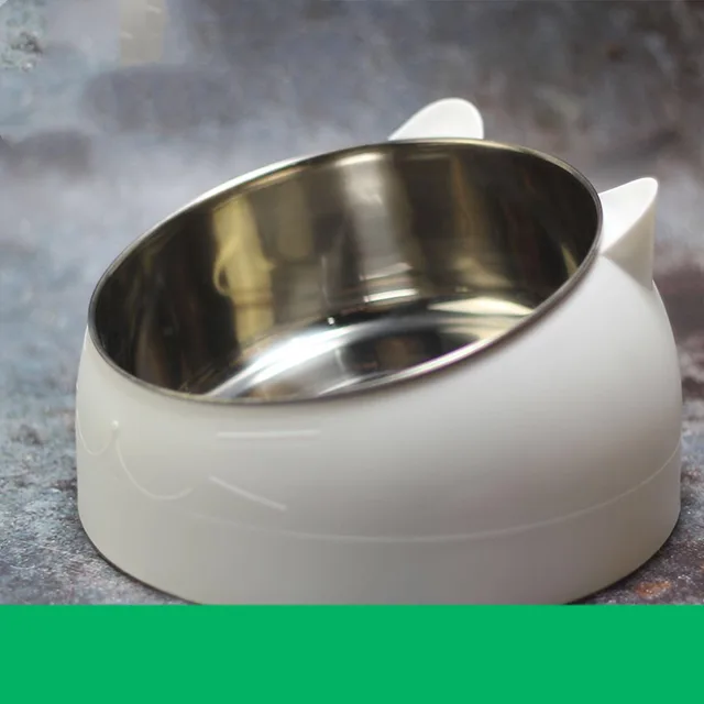 Pet Cat Dog Bowl Ceramic Cat Food Bowl White - Shop at LoveMi