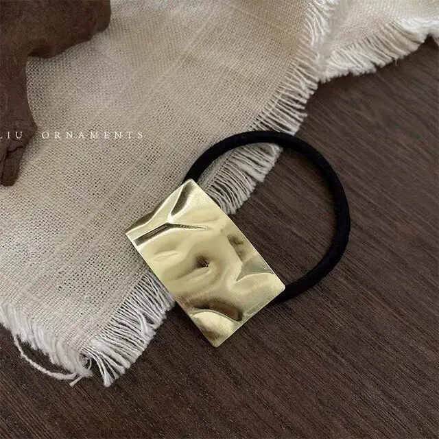 High stretch metal brushed hair rope Square - Shop at LoveMi