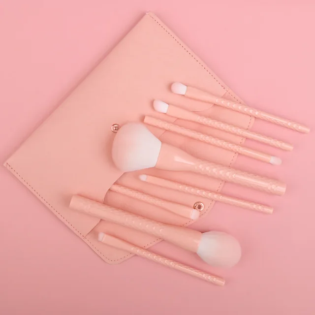 Makeup Brush Set Full Set Of Super Soft Brushes Pink - Shop at LoveMi