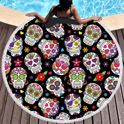 Fiber round beach towel 10Style 150X150Cm - Shop at LoveMi