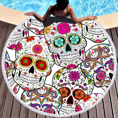 Fiber round beach towel 11Style 150X150Cm - Shop at LoveMi
