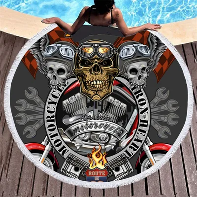 Fiber round beach towel 16Style 150X150Cm - Shop at LoveMi