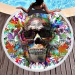 Fiber round beach towel - 19Style-150X150Cm