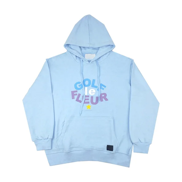 Monogrammed terry hoodie Blue - Shop at LoveMi