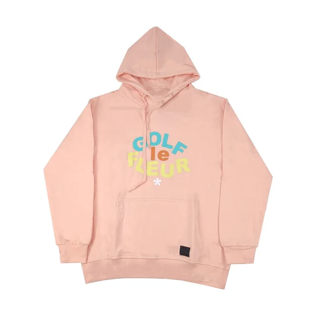 Monogrammed terry hoodie Pink - Shop at LoveMi