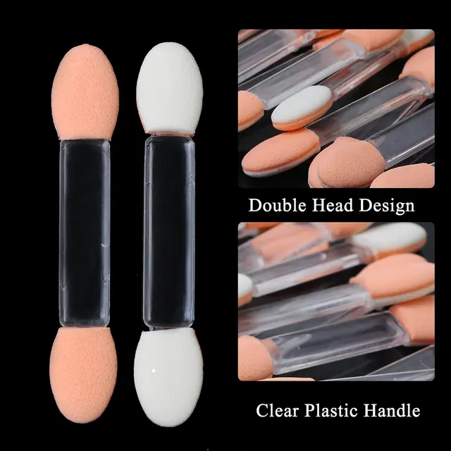 Double head sponge for eyeshadow brush White - Shop at LoveMi