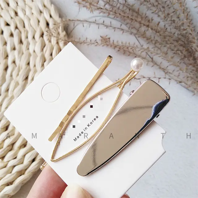 Braided Pearl Hair Clip 4Style - Shop at LoveMi