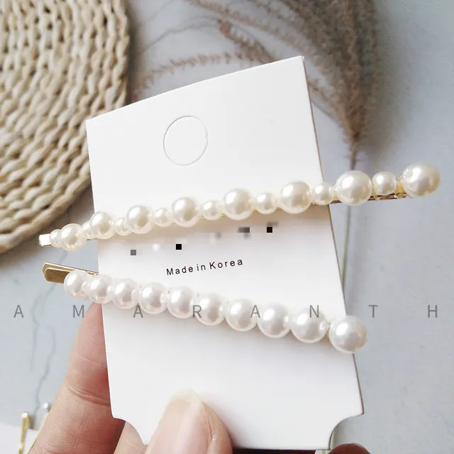 Braided Pearl Hair Clip 7Style - Shop at LoveMi