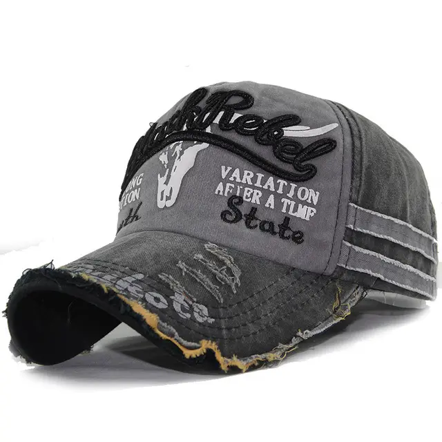 Baseball cap washed full cap Black - Shop at LoveMi