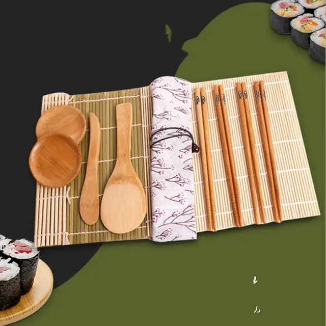 Sushi mat chopsticks spoon set 1. - Shop at LoveMi