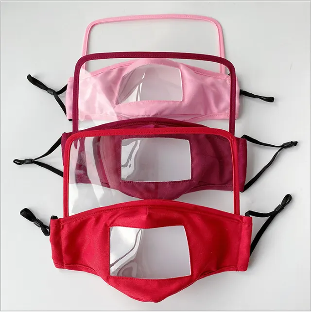 Protective mask special mask for the deaf Wine Red - Shop at LoveMi