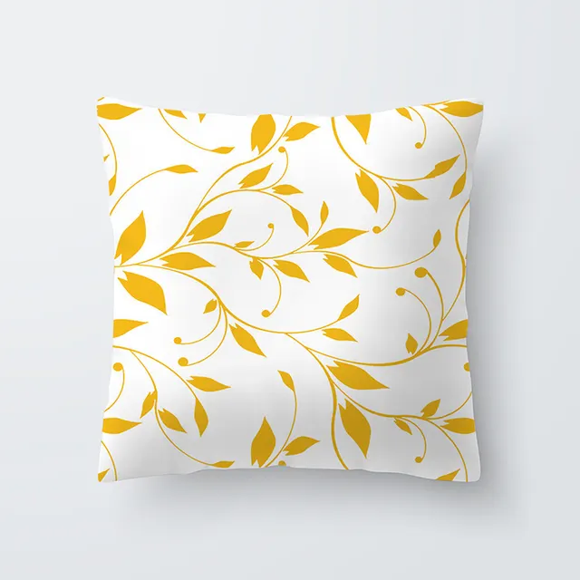 Geometric yellow Hawaiian pillowcase 16 Style - Shop at LoveMi