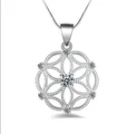 Full diamond love necklace - As Shown