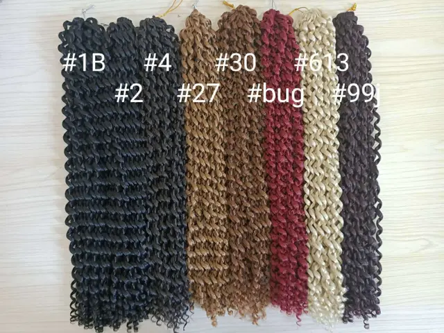 Crochet wig water ripple 4 Style - Shop at LoveMi