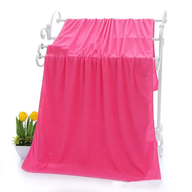 Absorbent Microfiber Bath towels Pink - Shop at LoveMi
