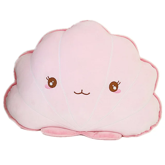 Cute cartoon shell sofa cushion plush toy Pink - Shop at LoveMi