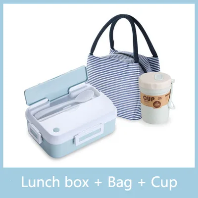 Japanese style partitioned student lunch box Blue - Shop at LoveMi