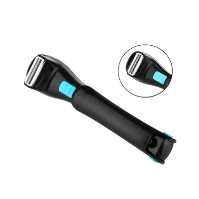 Back electric shaver Battery back shaver Collapsible long handle Electric Black B3 - Shop at LoveMi