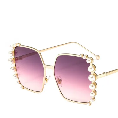 Metallic sunglasses are in fashion Purple Pink - Shop at LoveMi