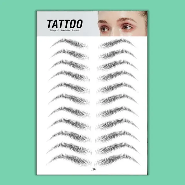 Eyebrow pattern embroidery eyebrow paste E16 - Shop at LoveMi
