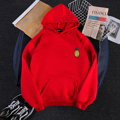 Pullover Fruit Print Sweatshirt Fall Winter Red - Shop at LoveMi