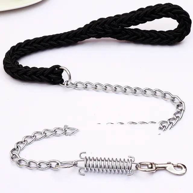 Hand woven pet leash Black - Shop at LoveMi