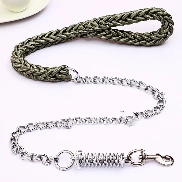 Hand woven pet leash Green - Shop at LoveMi